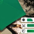 thumbnail image 4 of LAUREL CANYON 9ft Patio Umbrella Outdoor Umbrella Market Table Umbrellas with Push Button Tilt, Crank and 6 Sturdy Ribs for Lawn, Garden, Deck, Backyard & Pool, Dark Green, 4 of 9