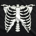 thumbnail image 2 of Womens Glowing Skeleton T Shirt Rib Cage Cool Halloween Glow In The Dark Tee Womens Graphic Tees, 2 of 9
