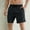#Black, variant on Rigardu mens shorts Male Spring And Summer Solid Color Shorts Ice Sense Zipper Pocket Slit Trousers Large Size Rope Five Point Pants shorts for men pants for men Mint Green + XL
