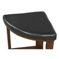 thumbnail image 2 of Roundhill Furniture Cylina Solid Wood Glass Top Round Dining Table with 4 Chairs, 2 of 7