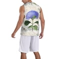 thumbnail image 2 of Sikiie Vintage Flower Basketball Jersey Reversible Men's Mesh Athletic Sports Shirts Training Practice S-4XL3X-Large, 2 of 6