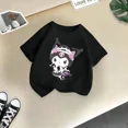 thumbnail image 3 of Marca Kulomi, camiseta de algodón de verano para niños, linda camiseta de dibujos animados de Sanrio para niño y niña, ropa informal de moda para niña bebé, 3 of 5