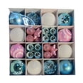 thumbnail image 1 of 42Pcs Christmas Ball Pendant Christmas Tree Electroplating Gold Powder Decoration Ball, 1 of 9