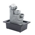 thumbnail image 6 of Miumaeov LED Fountain Waterfall Feng Shui Desktop Resin Ornament Decor, 6 of 20