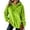 Green-B#210817GG, variant on Hearthz Women Fuzzy Plush Drawstring Hoodie Solid Color Drop Shoulder Fleece Lined Hoodie Women Fall Winter Warm Sweatshirt for Women with Pocket White M