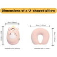 thumbnail image 4 of Kids Travel Pillow, 2-in-1 Deformable Kids Neck Pillow for Traveling, Soft U-Shaped Pillow with Adorable Animal Design, Comfy Sleep and Play, Ideal for Airplanes and Cars, 4 of 6
