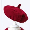 thumbnail image 6 of iEFiEL Baby Girls Warm Woolen Blend Coat Toddlers Furry Collar Long Sleeve Windproof Jacket Outerwear with Hat A Red 7-8, 6 of 7