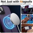 thumbnail image 2 of Funda magnética para iPhone 12 Pro Max [Compatible con Magsafe] [Protección contra caídas de grado militar] Funda protectora translúcida mate delgada a prueba de golpes para iPhone 12 Pro Max, color, 2 of 8