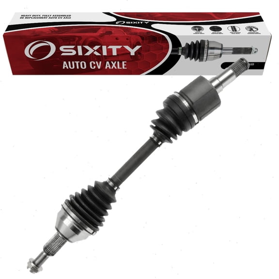 Sixity Front Left CV Axle compatible with Dodge Grand Caravan 3.8L 4.0L V6 2008-2020 - Driver Side Complete Axle Shaft Assembly