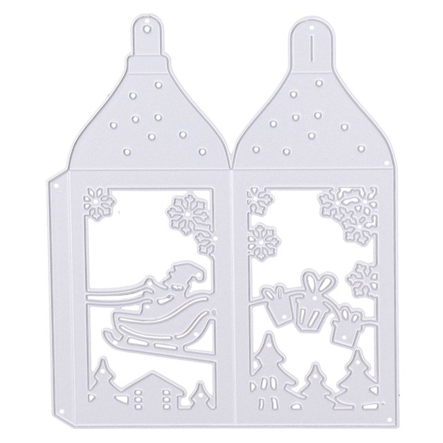 Troqueles navideños Jadeshay de acero al carbono troqueles de corte para tarjetas de papel