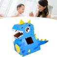 thumbnail image 5 of Disfraces de Cabeza de Dinosaurio de Papel Juguete DIY Disfraces de Cabeza de Dinosaurio de cartón Interactivo usable para niños Azul Real, 5 of 5