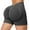 Grey, variant on Women's High Waist Seamless Cycling Shorts - 4.5" Inseam, Nylon-Spandex, Flattering Contours, for Yoga/Fitness/Daily Wear