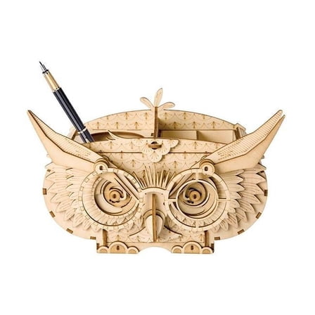 Classic 3D Wood Owl Storage Box Puzzles