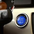thumbnail image 2 of Engine Start Stop Button Covers Car Styling Sticker Fit for E90 E92 Blue, 2 of 8