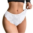 thumbnail image 2 of Sunvit-Panties Womens White Lace Panties - Size XL, Comfortable Low-Rise Nylon Spandex with Scalloped Edge, Breathable for Everyday & Special Occasion, 2 of 7