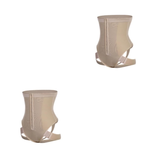 Soidarity Braguitas de nylon para control de abdomen para mujer - Braguitas de soporte livianas y cómodas para mujer Color de control de abdomen color XXXXL 2Conjunto