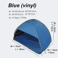 thumbnail image 2 of CC Toy Beach Tent Sunshade Windproof Storage Bag Outdoor Awning Canopy Tent Sun Shelter Headrest Tent Blue, 2 of 6
