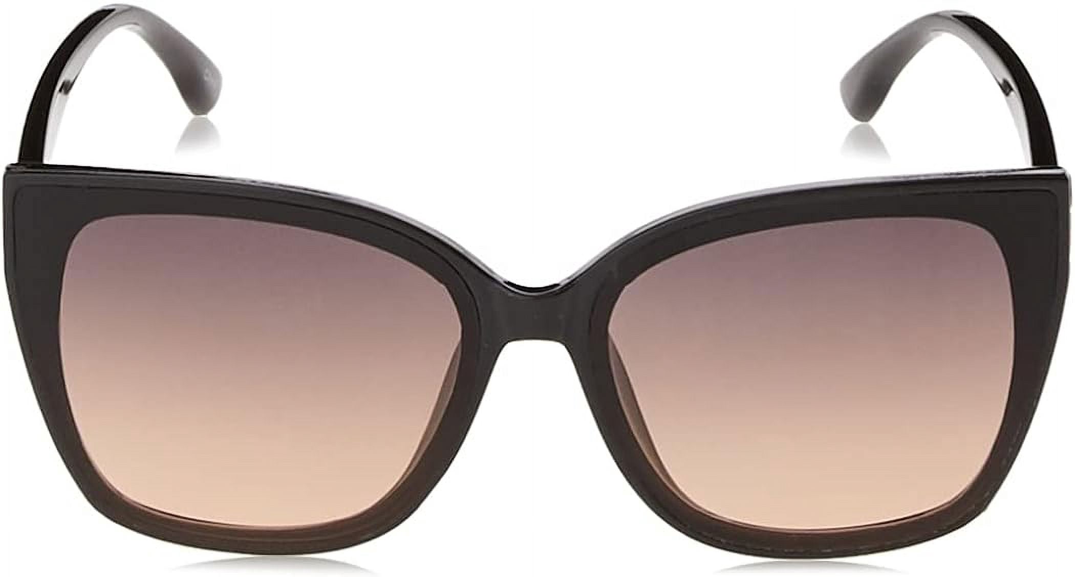 Southpole Women's 1086SP Sparkling UV400 Protective Cat Eye Fashion Sunglasses, 62mm