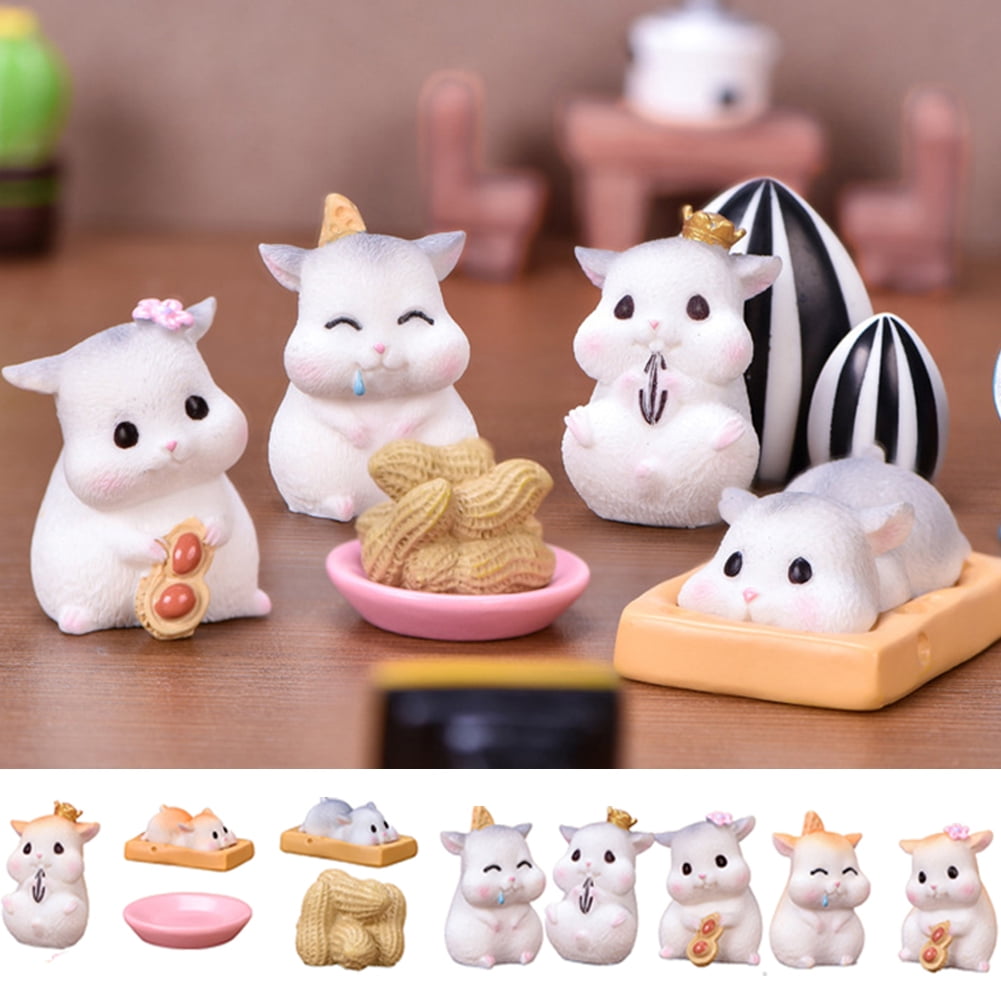 Set of 10 Mini Halloween Cakes Dollhouse Miniatures Food Bakery 1.50 cm