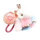 thumbnail image 1 of Llavero De Conejito, Colgante De Pompón Suave, Colgante Para Llave De Coche, Adorno Floral Eterno, Decoración De Animal Adorable, Idea De Regalo Única, Diseño De Bajo Mantenimiento, 1 of 9