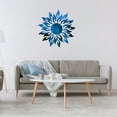 thumbnail image 2 of Clearance! Nomeni Room Decor Home Diy Sunflower Acrylic Mirror Three-Dimensional Wall Sticker Decoration Wall Stickers Blue, 2 of 4