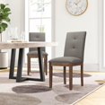 thumbnail image 2 of Homycasa Solid Wood Tufted Parsons Dining Chair (Set of 2), 2 of 5