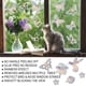 thumbnail image 2 of Adhesivos para ventanas Impresionantes adhesivos electrostáticos decorativos de colibríes: ayudan a evitar que los pájaros choquen contra sus ventanas JM, 2 of 3