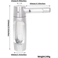 thumbnail image 7 of Luxury Aluminum/Glass Water Bottle - Co Water Bottle With Aluminum Alloy Exterior and Glass Interior - Ensures Your Drinks Remain Pure and Free from Any Metallic Taste (Silver), 7 of 7