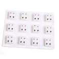 thumbnail image 2 of SmartBy 12Pairs Metal Ear Studs Earrings for Piercing Machine Ear Piercing Tool Kit, 2 of 6