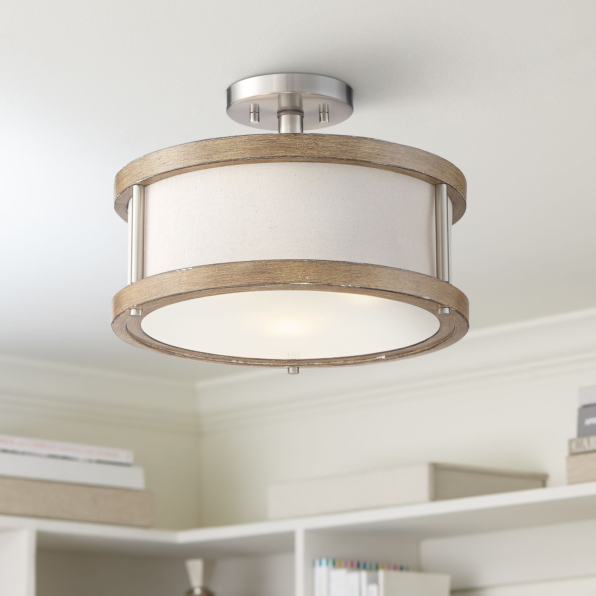 modern rustic ceiling light