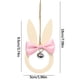thumbnail image 3 of Decoraciones de Pascua, Adornos de Pascua, Regalos de Pascua, Decoraciones de Pascua, Lazos, Campanas y Colgantes de Madera, Colgantes de Conejo de Madera, 3 of 3