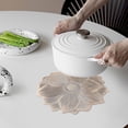 thumbnail image 1 of Nomeni Placemat Dining Mat Heat And Oil PVC Washable Insulation Mat Hotel Restaurant Table Mat Embroidered Meal Mats Plastic Big Placemat Artificial Water Pads, 1 of 9