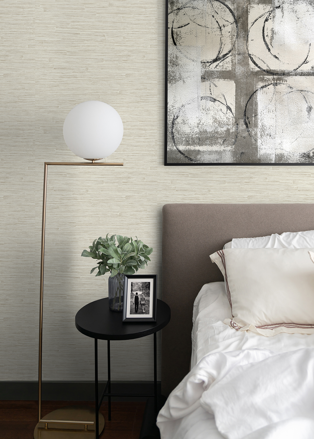 Advantage Hutton Cream Tile Wallpaper