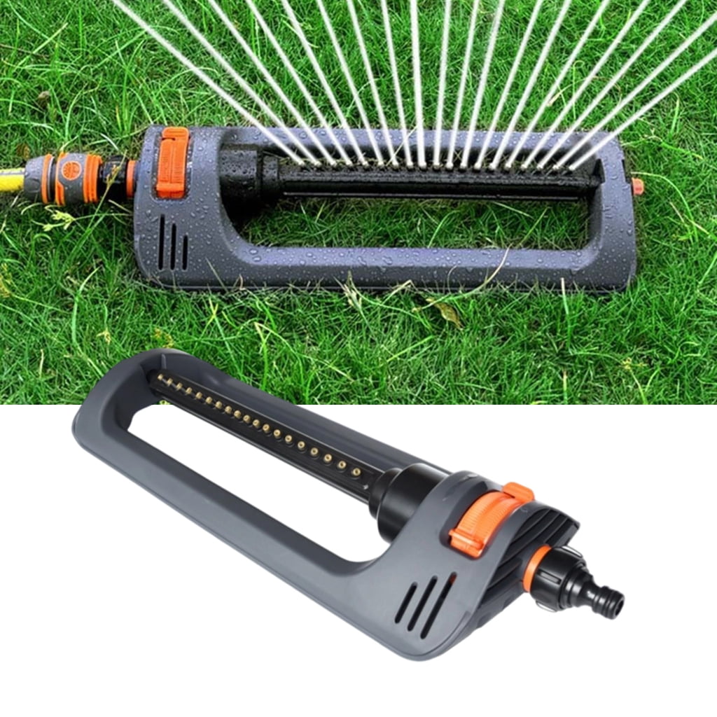 High Performances Oscillating Garden Sprinkler with Clog Nozzles and Stability Base