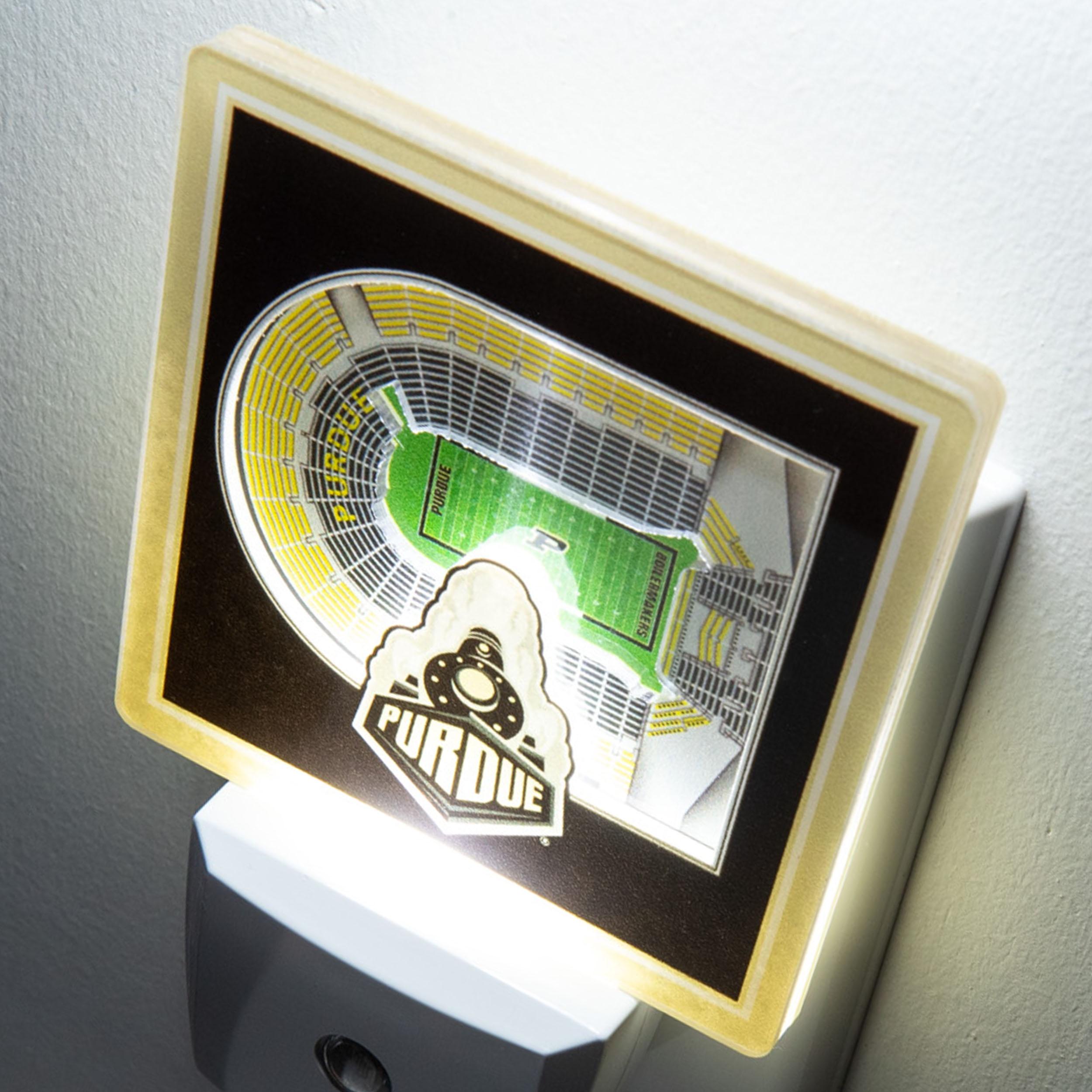 YouTheFan NCAA Purdue Boilermakers StadiumView Nite Light