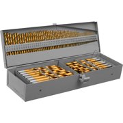 115 Piece Titanium Coated Drill Bit Set