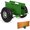 Green, variant on Garvee Panel Dolly, 700 LBS Heavy Duty Drywall Mover Cart with 10" Wheels, Adjustable 0-9.5" Clamp Width for Different Material Thicknesses, Orange