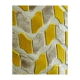 thumbnail image 3 of Plutus Gold Snow Copper and Taupe Handmade Luxury Pillow 20"L x26"W, 3 of 3