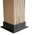 thumbnail image 4 of Ekena Millwork 18"W x 8'H River Wood Endurathane Faux Wood Non-Tapered Square Column Wrap with Faux Iron Capital & Base, 4 of 20