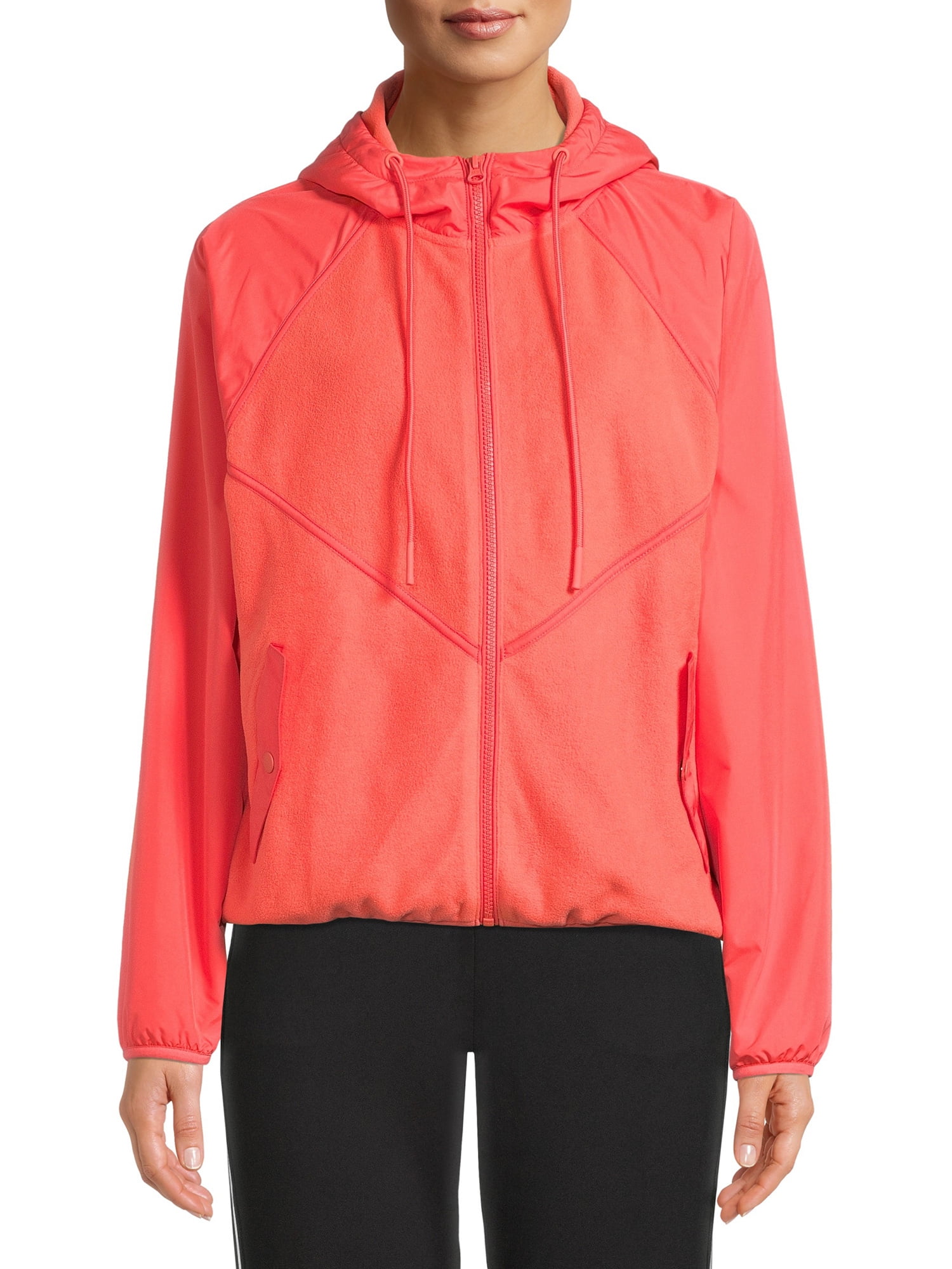 Avia Womens Short Sleeve Windbreaker Hoodie Vest Jacket or Top