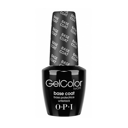 OPI GelColor Gel Lacquer, Base Coat, 0.5 Fl Oz (Best Base And Top Coat Nail Polish)