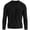Black, variant on Jovrlynd Mens Sweater Crewneck Ribbed Knit Long Sleeve Shirts with Pockets Casual Soft Plus Size Pullover Sweaters for Big & Tall, S-3XL