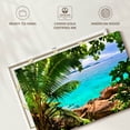 thumbnail image 6 of Elephant Stock Seychelles Scenery Wall Art - Horizontal Canvas Wall Art - Living Room Wall Decor - Beach Canvas - Beige And Green Decor - 45" x 30", 6 of 8