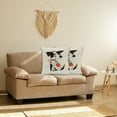 thumbnail image 3 of BKER Abstract Color Polyester Animal Throw Pillow Covers Featuring Dogs And Cats For Home Sofa Decoration", 3 of 4
