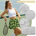 thumbnail image 6 of Xoenoiee Tropical Palm Tree Print Women Tennis Skirt Golf Skorts Athletic High Waisted with Pockets Inner Shorts Sport Workout Pleated Pickleball, L, 6 of 6