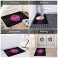 thumbnail image 6 of DouZhe Doormat Non-Slip Washable Floor Mat, Indoor Area Rug Doge Coin Money Blockchain Pattern Carpet, 24x16 inches, 6 of 7