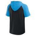 thumbnail image 3 of Men's Logo Athletic Black Carolina Panthers Prime Hoodie T-Shirt, 3 of 3
