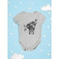 thumbnail image 3 of Upside Down Panda Bodysuit Infant -Image by Shutterstock,  6 Months, 3 of 4