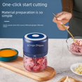 thumbnail image 3 of Minimáquina picadora de carne eléctrica de ajo con carga inalámbrica, máquina de cocina para cocinar, mezcladora de ajo, máquina de suplemento alimenticio para bebés con ajo, 3 of 5