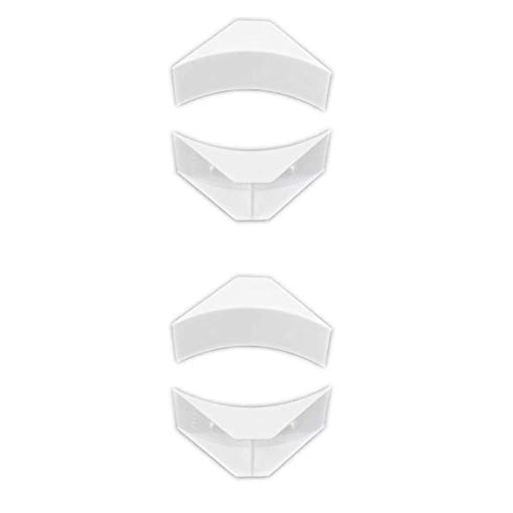 NUSET RV Window Radius Corner Blocks for Camper Trailer - Set of 4 (2-1/2" Radius x 1-1/2" Wide)